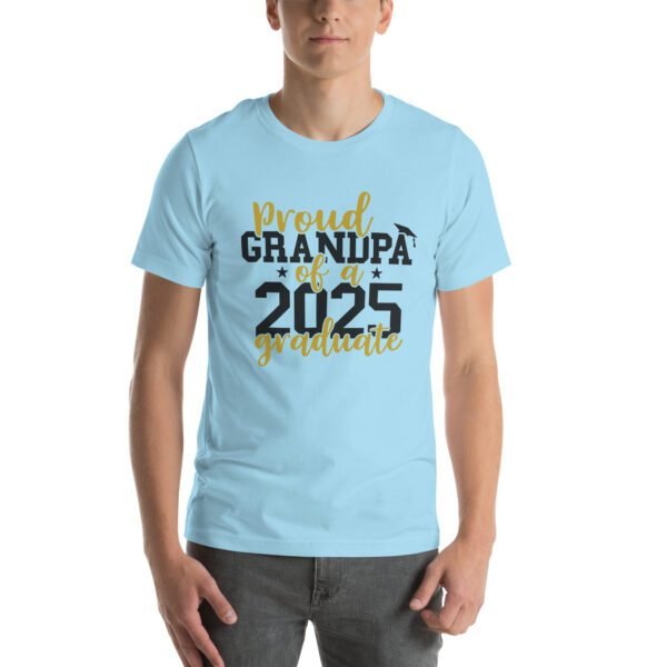 2025 Graduate Seniors T-Shirt in Asphalt, Citron, and Heather Mint - Grandpa's Pride Tee in Sizes 2XL-4XL, S-XL - Image 25