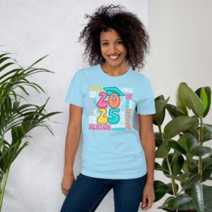 Senior Year 2025 T-Shirt Collection: Soft Cotton Blend in Various Colors & Sizes - Perfect for Seniors - On-Demand Production - Shop Now!