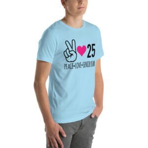 Senior Year Celebration T-Shirt 2025 - Peace Love Senior Year - Available in Multiple Colors and Sizes - 100% Combed Cotton - Lightweight and Comfortable - Perfect for Seniors - On-Demand Production - Reduce Overproduction - Ideal for Senior Year Celebrations - Great for Graduation - Shop Now!