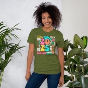 Senior Year 2025 T-Shirt Collection: Soft Cotton Blend in Various Colors & Sizes - Perfect for Seniors - On-Demand Production - Shop Now!