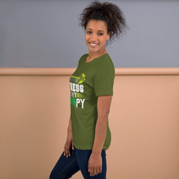 Fitness Is My Therapy Shirt - Berry, Black, Brown | S-4XL | 100% Cotton | Lightweight - Image 47