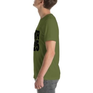 Senior Pride Shirt Class of 2025 in Aqua, Ash, Citron, Heather Mint, Heather Prism Ice Blue, Kelly, Olive, Red, White - Available in 2XL, 3XL, 4XL, L, M, S, XL - 100% Cotton - Lightweight & Comfortable - Perfect for Seniors - On-Demand Production - Reduce Overproduction - Ideal for Senior Pride - T-Shirts for Seniors