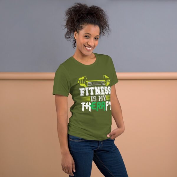 Fitness Is My Therapy Shirt - Berry, Black, Brown | S-4XL | 100% Cotton | Lightweight - Image 48