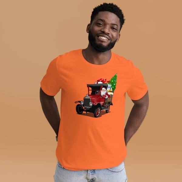 Santa's Gift Truck Christmas Celebration Tee - Festive Holiday Shirt for Men and Women - Image 9