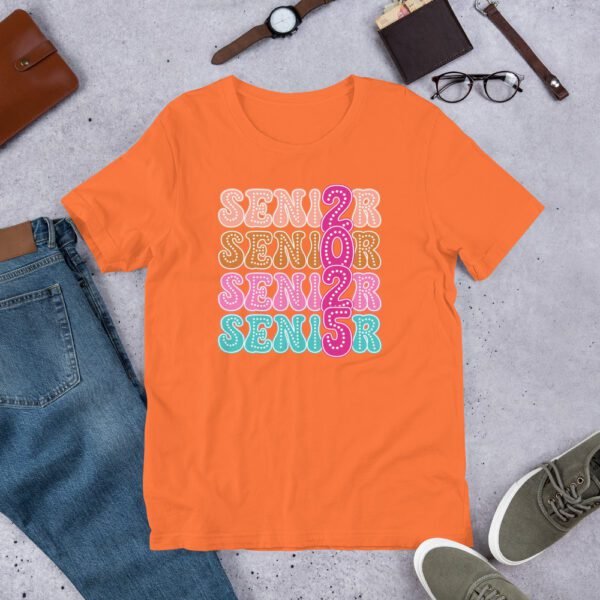 2025 Senior Class Tee-shirt in Black, Heather Midnight Navy, Mint, Peach, Kelly, Orange, Red, White | Sizes S-4XL | Soft - Image 6