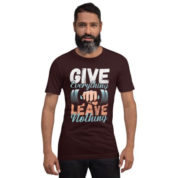 Max Effort Gym Tee: Black, Brown, Red & More - Sizes XS-5XL - 100% Cotton Fitness T-Shirt - Image 9