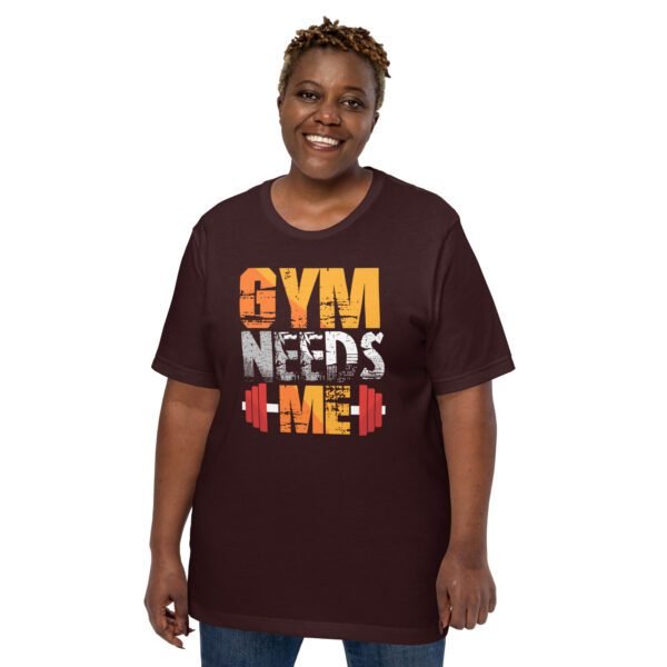 Premium Gym T-Shirt Collection: Black Heather, Brown, Cardinal, and More - Gym Needs Me - XS-5XL - 100% Cotton - Fitness Tees - Image 8