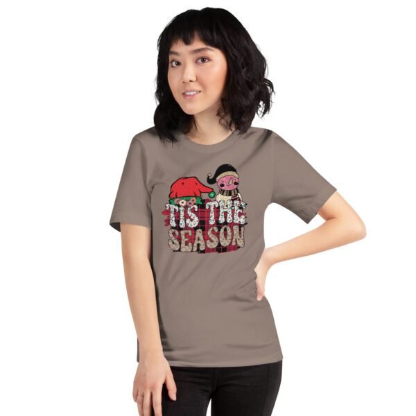 Festive Holiday Shirt in Athletic Heather, Black, Mint, Red, Toast, White - XS-4XL - 100% Cotton - Holiday T-Shirt for Men and Women - Image 25