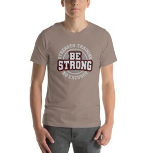Be Strong in Style with Our Strength Training T-Shirt | Aqua, Berry, Black, True Royal | S-4XL | 100% Cotton | Fitness Tee