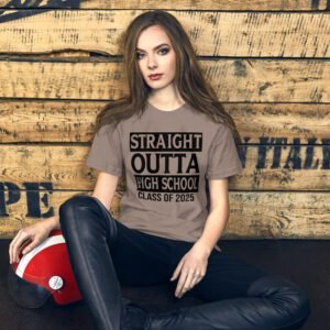 2025 High School Graduation T-Shirt Collection | Aqua, Heather Prism Lilac, Kelly, Ocean Blue, Pebble, Pink, Red, White, Yellow | S-4XL | Seniors Apparel