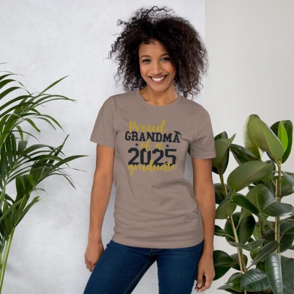 Grandma 2025 Joyful Tee-shirt in Heather Mint, Orange, Kelly, Pebble, Pink, Red, Tan, White, Yellow - Soft Lightweight Cotton - Seniors T-Shirts in Various Sizes - Image 9