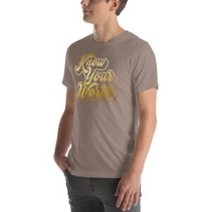 Autumn Aqua Unisex T-Shirt in Heather Orchid Berry Ocean Blue - XS-5XL | Lightweight