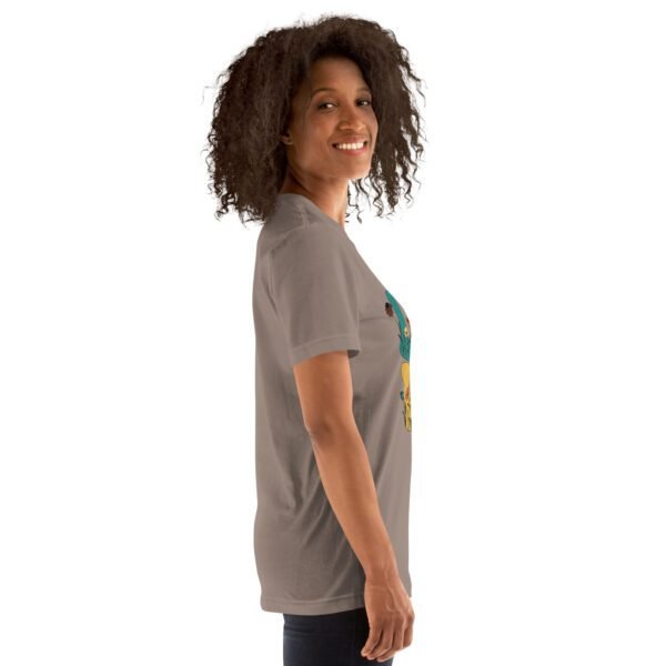 Vintage Unisex Love Vibes T-Shirt in Multiple Colors and Sizes - 100% Cotton Lightweight Tee with On-Demand Production - Image 30