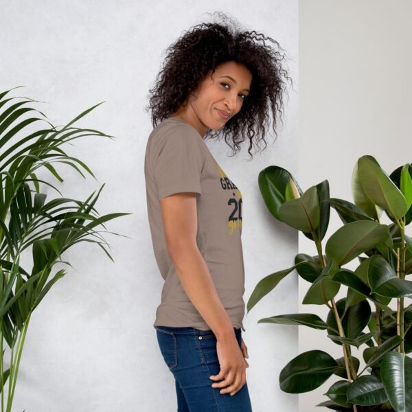 Grandma 2025 Joyful Tee-shirt in Heather Mint, Orange, Kelly, Pebble, Pink, Red, Tan, White, Yellow - Soft Lightweight Cotton - Seniors T-Shirts in Various Sizes - Image 12