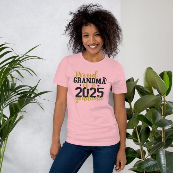 Grandma 2025 Joyful Tee-shirt in Heather Mint, Orange, Kelly, Pebble, Pink, Red, Tan, White, Yellow - Soft Lightweight Cotton - Seniors T-Shirts in Various Sizes - Image 21
