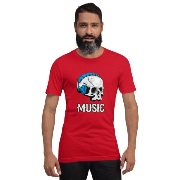 Music is My Life Premium Tee for Music Lovers in Black, Navy, Peach, Mustard, Red, White - XS-4XL - 100% Cotton - Lightweight - Image 9