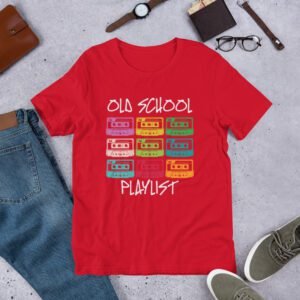 Vintage Playlist Tee-Shirt in Multiple Colors and Sizes - 100% Combed Cotton - Lightweight and Comfortable - Perfect for Vintage Music Lovers - On-Demand Production - Reduce Overproduction - T-Shirts, Vintage