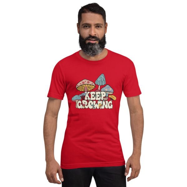 Keep Growing Inspirational Tee-shirt in Black, Navy, Lilac, and Peach - XS-4XL - Soft Fabric - Image 9