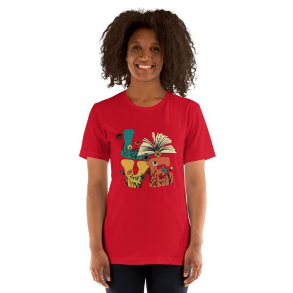 Vintage Unisex Love Vibes T-Shirt in Multiple Colors and Sizes - 100% Cotton Lightweight Tee with On-Demand Production - Image 13