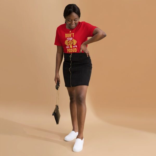 Keep Going Fitness T-Shirt - Black Heather, Cardinal, Heather Dust, Heather Mint | Don't Stop Motivation