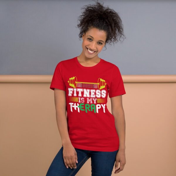 Fitness Is My Therapy Shirt - Berry, Black, Brown | S-4XL | 100% Cotton | Lightweight - Image 29