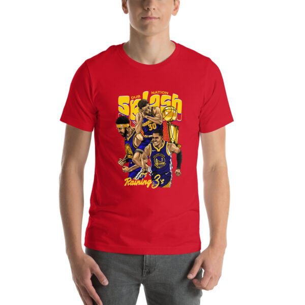 Shop Nation Running Dub Splash T-Shirt in Various Colors and Sizes - 100% Cotton, Lightweight, Perfect for Sports - On-Demand Production to Reduce Overproduction - Buy Now! - Image 8