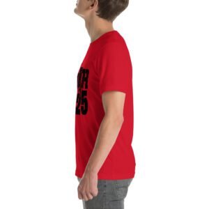 Senior Pride Shirt Class of 2025 in Aqua, Ash, Citron, Heather Mint, Heather Prism Ice Blue, Kelly, Olive, Red, White - Available in 2XL, 3XL, 4XL, L, M, S, XL - 100% Cotton - Lightweight & Comfortable - Perfect for Seniors - On-Demand Production - Reduce Overproduction - Ideal for Senior Pride - T-Shirts for Seniors