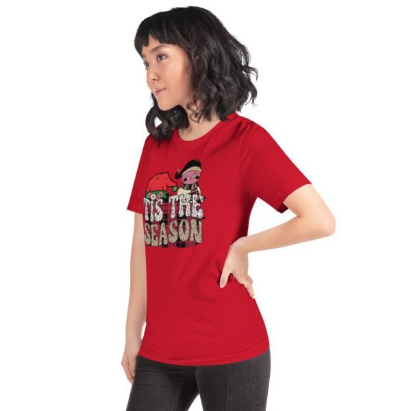 Festive Holiday Shirt in Athletic Heather, Black, Mint, Red, Toast, White - XS-4XL - 100% Cotton - Holiday T-Shirt for Men and Women - Image 8