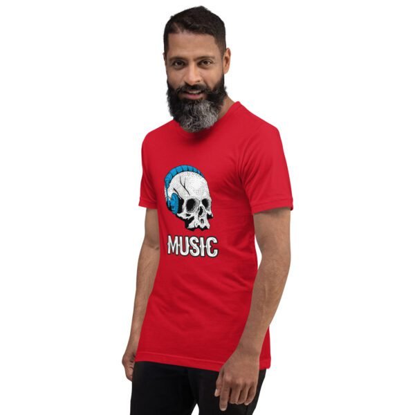 Music is My Life Premium Tee for Music Lovers in Black, Navy, Peach, Mustard, Red, White - XS-4XL - 100% Cotton - Lightweight - Image 11