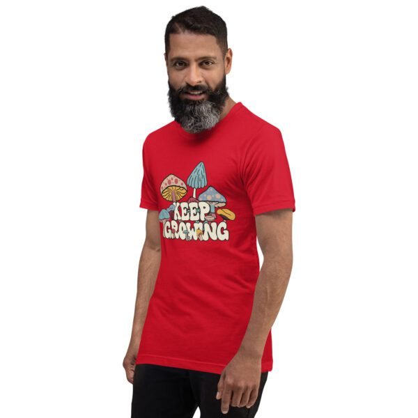 Keep Growing Inspirational Tee-shirt in Black, Navy, Lilac, and Peach - XS-4XL - Soft Fabric - Image 11