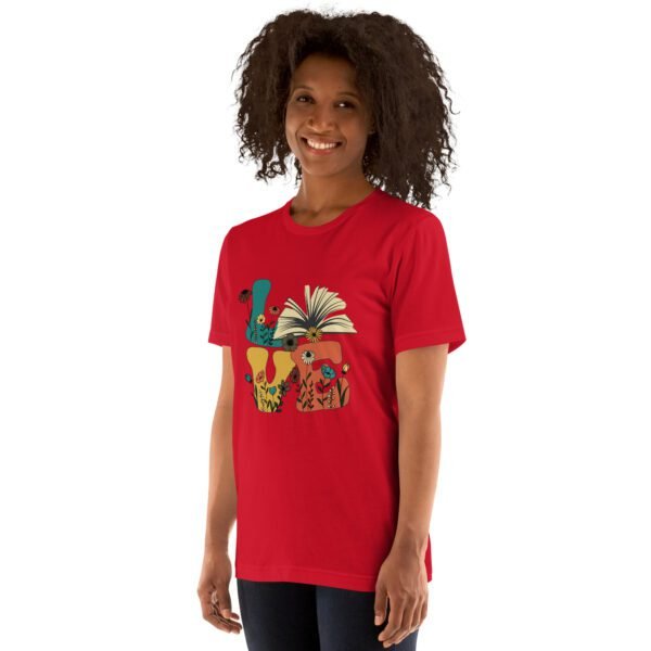Vintage Unisex Love Vibes T-Shirt in Multiple Colors and Sizes - 100% Cotton Lightweight Tee with On-Demand Production - Image 15