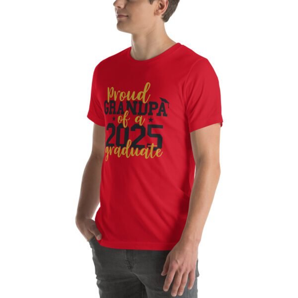 2025 Graduate Seniors T-Shirt in Asphalt, Citron, and Heather Mint - Grandpa's Pride Tee in Sizes 2XL-4XL, S-XL - Image 5