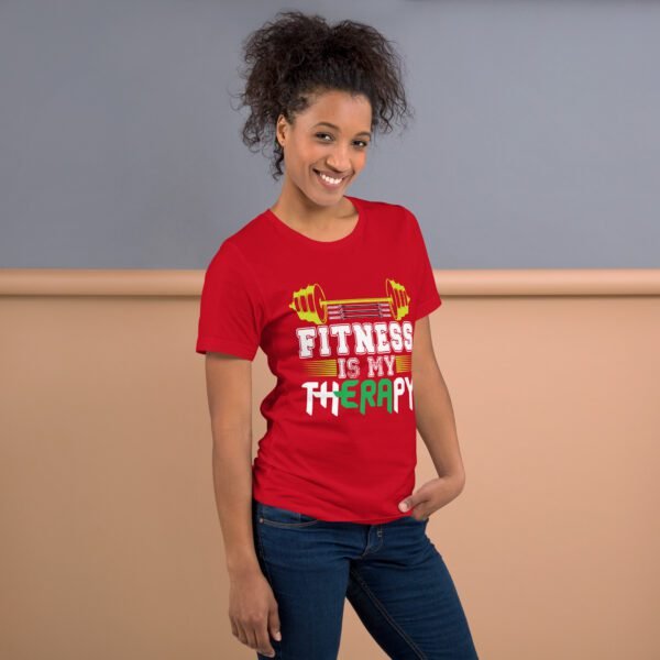 Fitness Is My Therapy Shirt - Berry, Black, Brown | S-4XL | 100% Cotton | Lightweight - Image 32