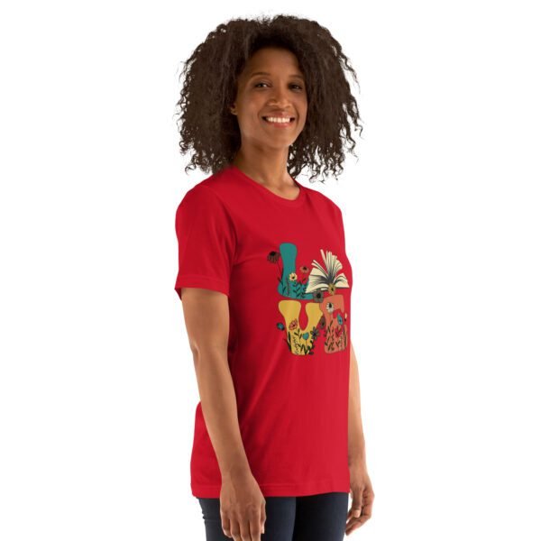 Vintage Unisex Love Vibes T-Shirt in Multiple Colors and Sizes - 100% Cotton Lightweight Tee with On-Demand Production - Image 17