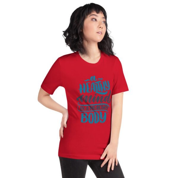 Mind and Body Fitness Shirt - Healthy Mind in a Healthy Body | Available in Various Colors and Sizes | Fitness T-Shirts