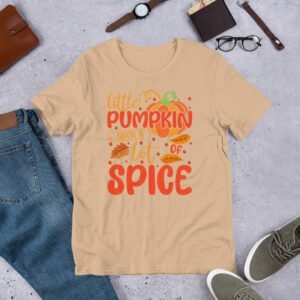 Festive Pumpkin Spice Kids' T-Shirt - Perfect for Fall Fun!