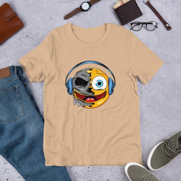 Soundwave Passion Men’s Music Lovers Shirt in Black Heather, Navy, Blue, Mustard, Red, Tan, Toast, White - 100% Cotton - Lightweight & Comfortable - Music Enthusiasts - On-Demand Production - Music T-Shirts - Image 6