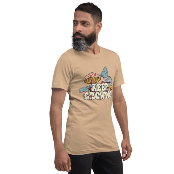 Keep Growing Inspirational Tee-shirt in Black, Navy, Lilac, and Peach - XS-4XL - Soft Fabric - Image 24