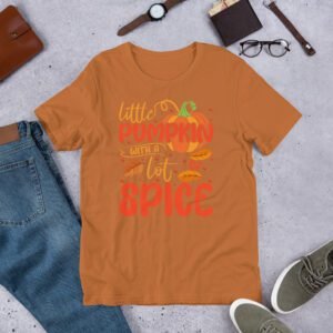 Festive Pumpkin Spice Kids' T-Shirt - Perfect for Fall Fun!