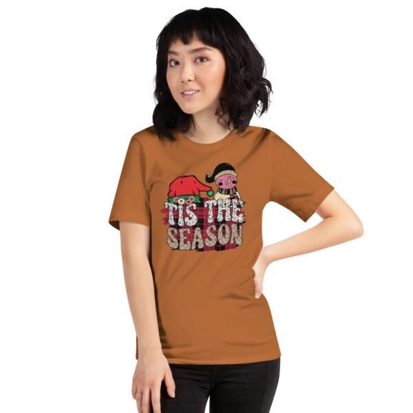 Festive Holiday Shirt in Athletic Heather, Black, Mint, Red, Toast, White - XS-4XL - 100% Cotton - Holiday T-Shirt for Men and Women - Image 13