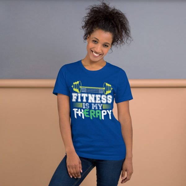 Fitness Is My Therapy Shirt - Berry, Black, Brown | S-4XL | 100% Cotton | Lightweight - Image 33