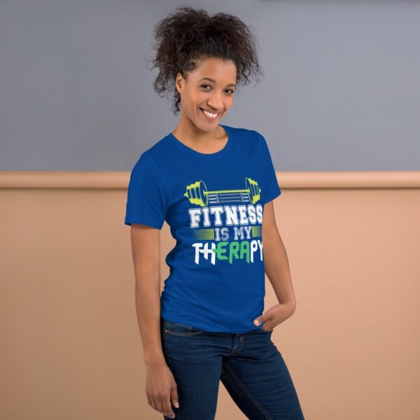 Fitness Is My Therapy Shirt - Berry, Black, Brown | S-4XL | 100% Cotton | Lightweight - Image 36