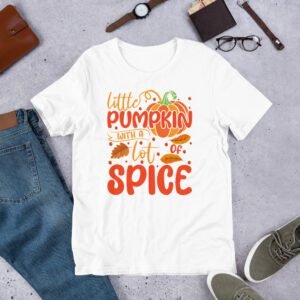 Festive Pumpkin Spice Kids' T-Shirt - Perfect for Fall Fun!