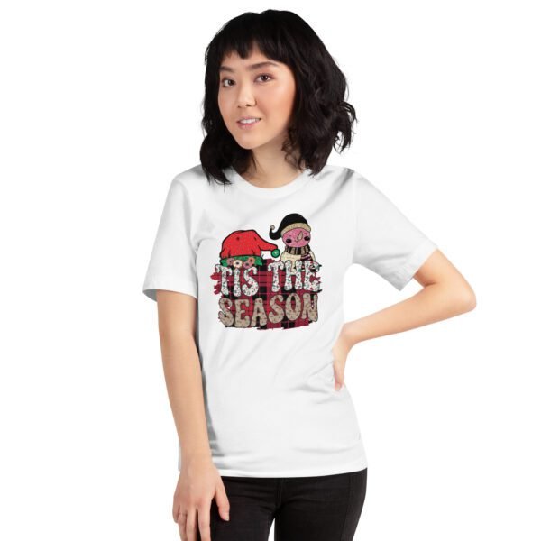 Festive Holiday Shirt in Athletic Heather, Black, Mint, Red, Toast, White - XS-4XL - 100% Cotton - Holiday T-Shirt for Men and Women - Image 43