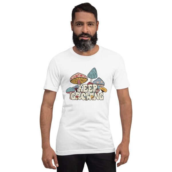 Keep Growing Inspirational Tee-shirt in Black, Navy, Lilac, and Peach - XS-4XL - Soft Fabric - Image 33