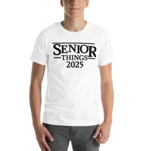 Senior Year T-Shirt 2025 in Aqua, Berry, Citron & More - 100% Combed Cotton - Lightweight & Comfortable - Available in XL, 2XL, 3XL - Ideal for Senior Year Celebrations