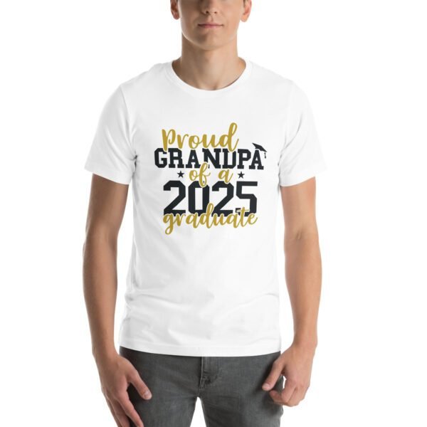 2025 Graduate Seniors T-Shirt in Asphalt, Citron, and Heather Mint - Grandpa's Pride Tee in Sizes 2XL-4XL, S-XL - Image 49