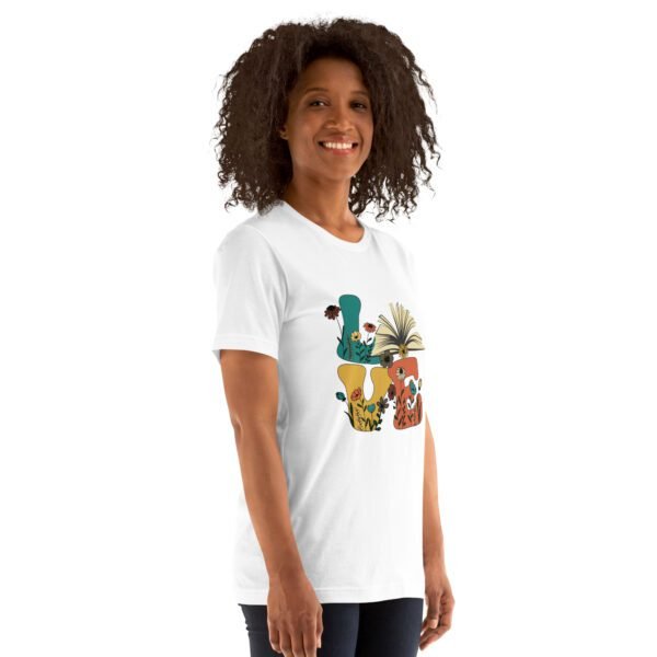 Vintage Unisex Love Vibes T-Shirt in Multiple Colors and Sizes - 100% Cotton Lightweight Tee with On-Demand Production - Image 47