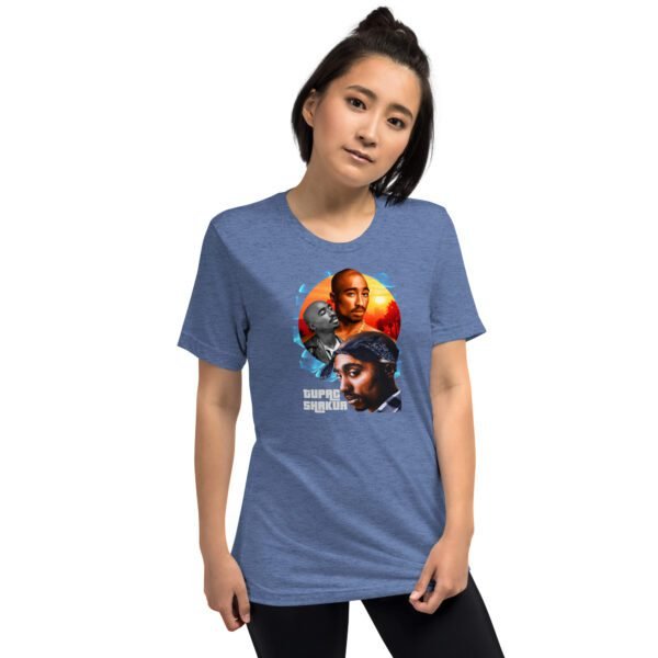 Blue Triblend Short Sleeve T-Shirt | Charcoal-Black, Clay, Grey, Mauve, Olive, Tan, Teal | XS-4XL | Vintage Fit | 50% Polyester | Pop Culture Tee - Image 19