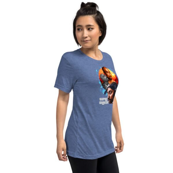 Blue Triblend Short Sleeve T-Shirt | Charcoal-Black, Clay, Grey, Mauve, Olive, Tan, Teal | XS-4XL | Vintage Fit | 50% Polyester | Pop Culture Tee - Image 23